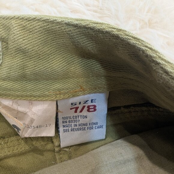 Union Bay Women's Olive Green Tapered High Waist Mom Jeans Size 7/8 - Picture 6 of 9